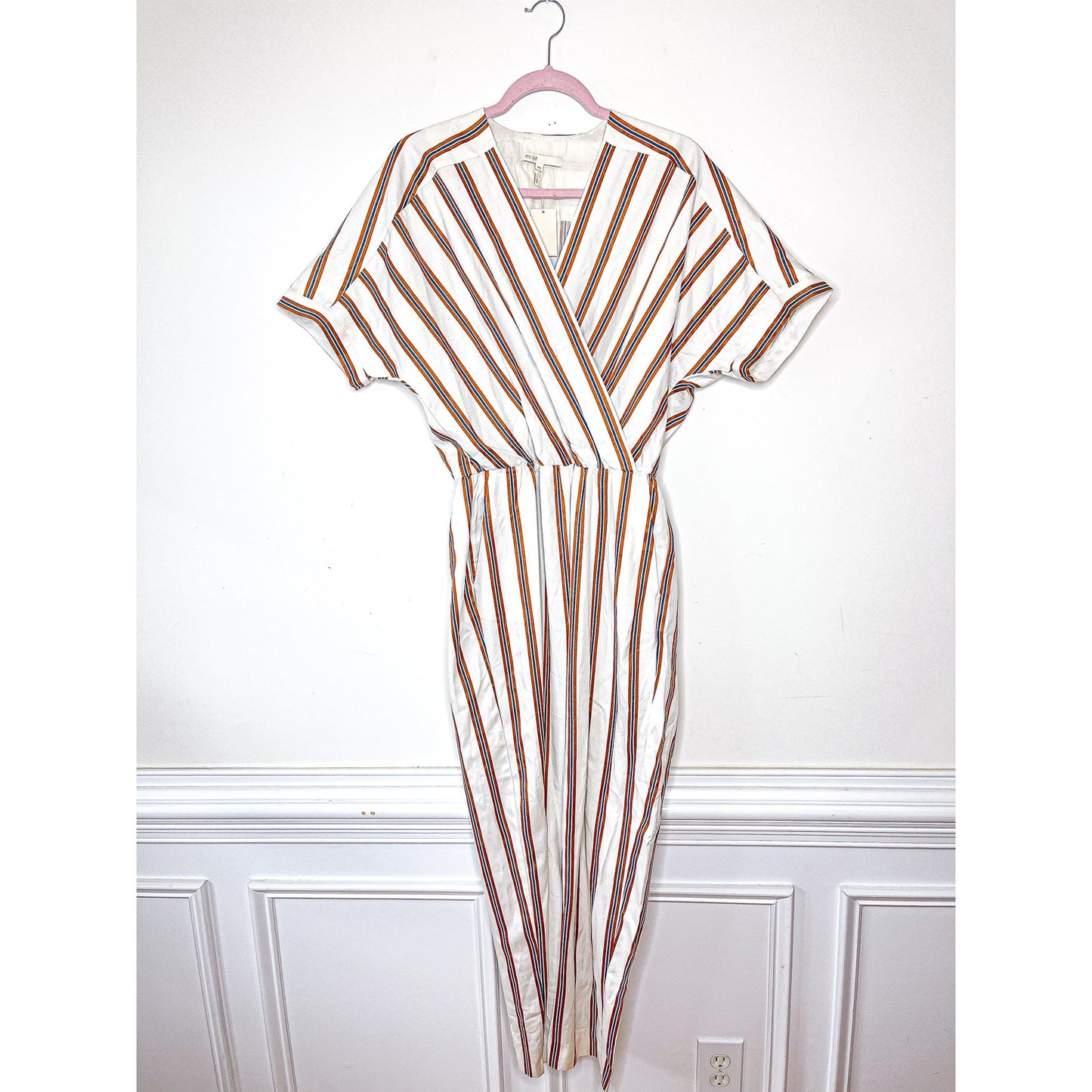 Maje Pieni Stripe Jumpsuit Size 40