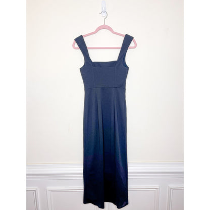 Show Me Your Mumu Eden Midi Dress in Black Stretch Size Small