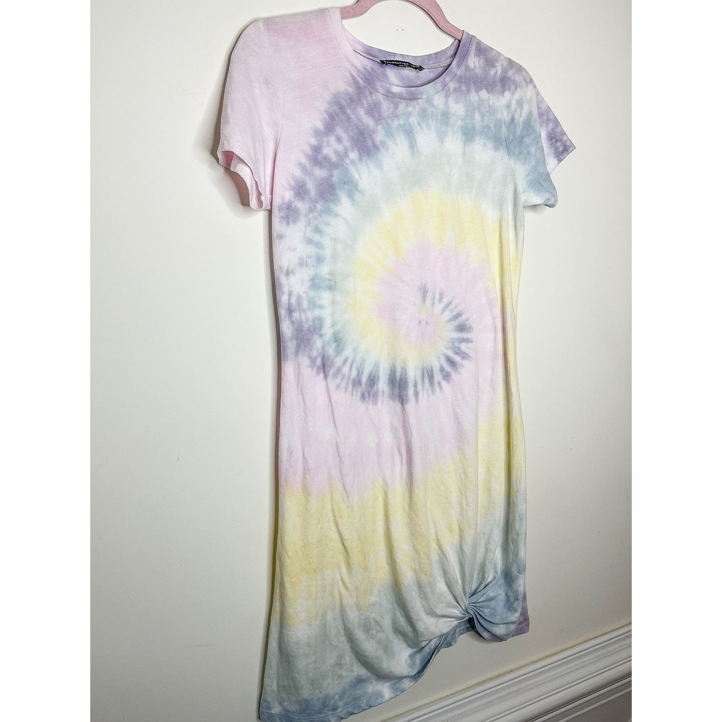 Generation Love Holly T-shirt Dress in Tie-Dye Print
