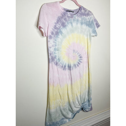 Generation Love Holly T-shirt Dress in Tie-Dye Print