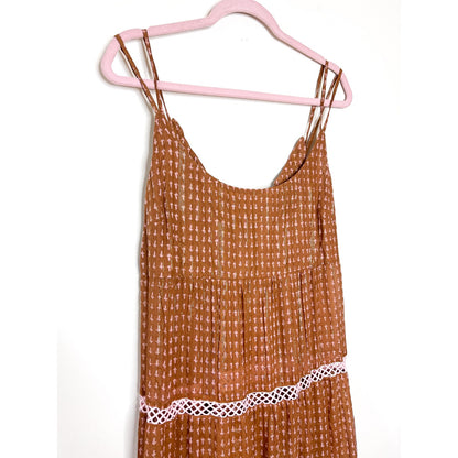 Free People Midnight Dance Maxi Slip Dress Size XS/S