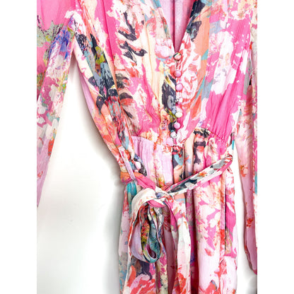 Hemant & Nandita X Revolve Sage Romper in Pink Size XS