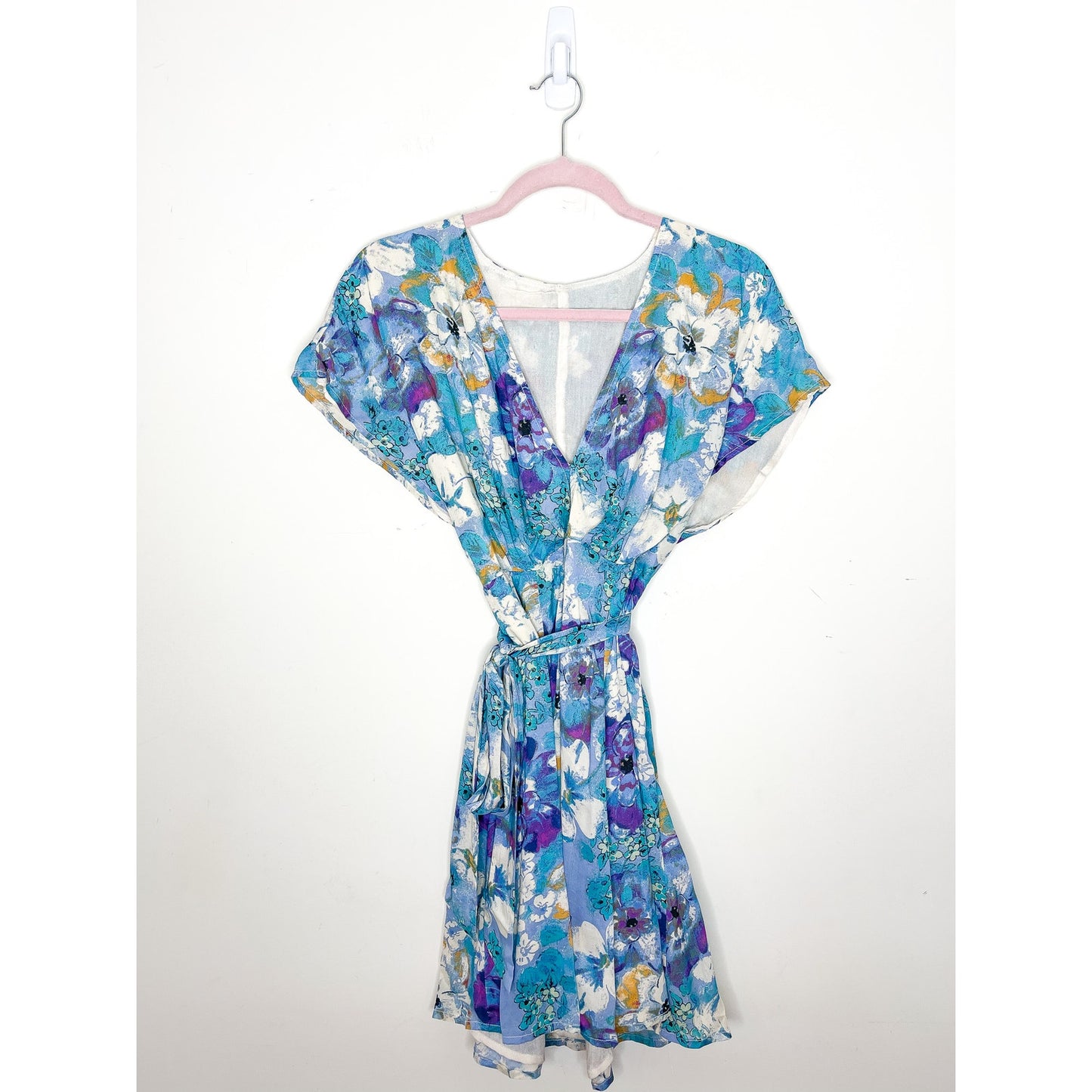 Free People Freddy Tie Mini Dress in Night Combo Size Small