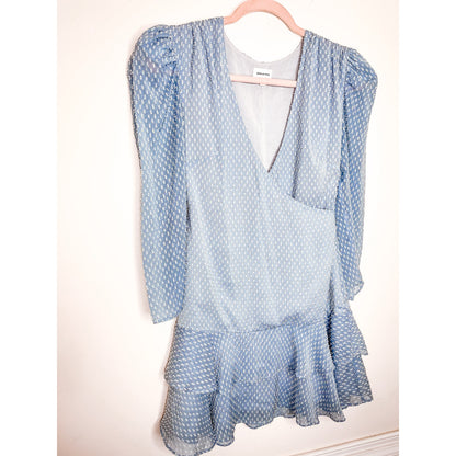 Song of Style Jace Sky Blue Mini Dress Size Small