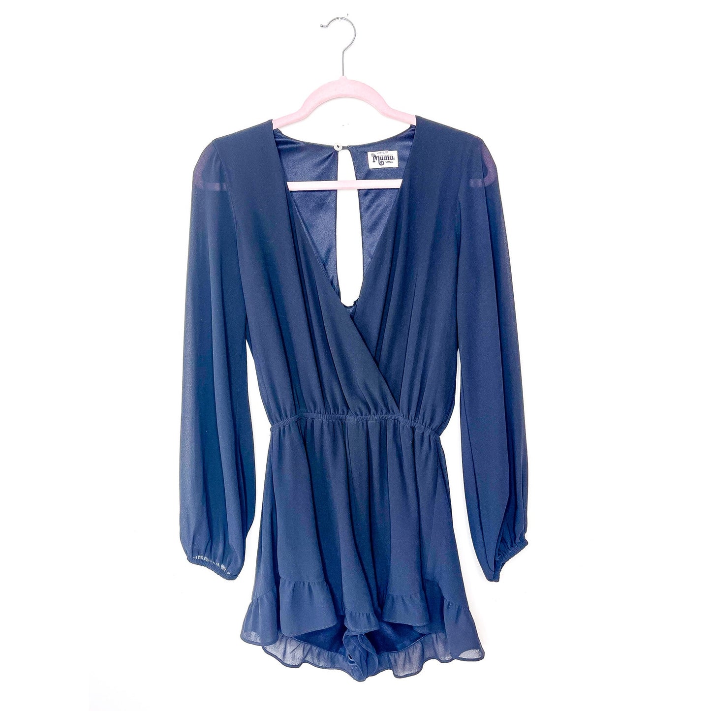 Show Me Your Mumu Rocky Romper in Black Size Small