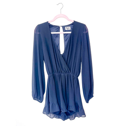 Show Me Your Mumu Rocky Romper in Black Size Small