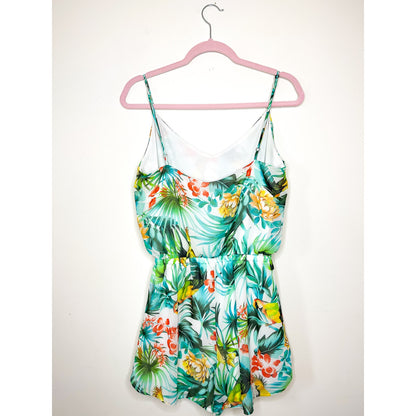 Show Me Your Mumu Rory Romper in Rum Diaries Print Size Large