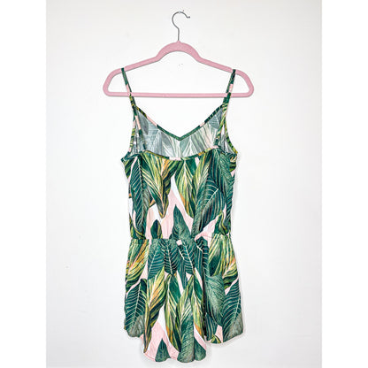 Show Me Your Mumu Rory Romper in Banana Leaf Print Size Large