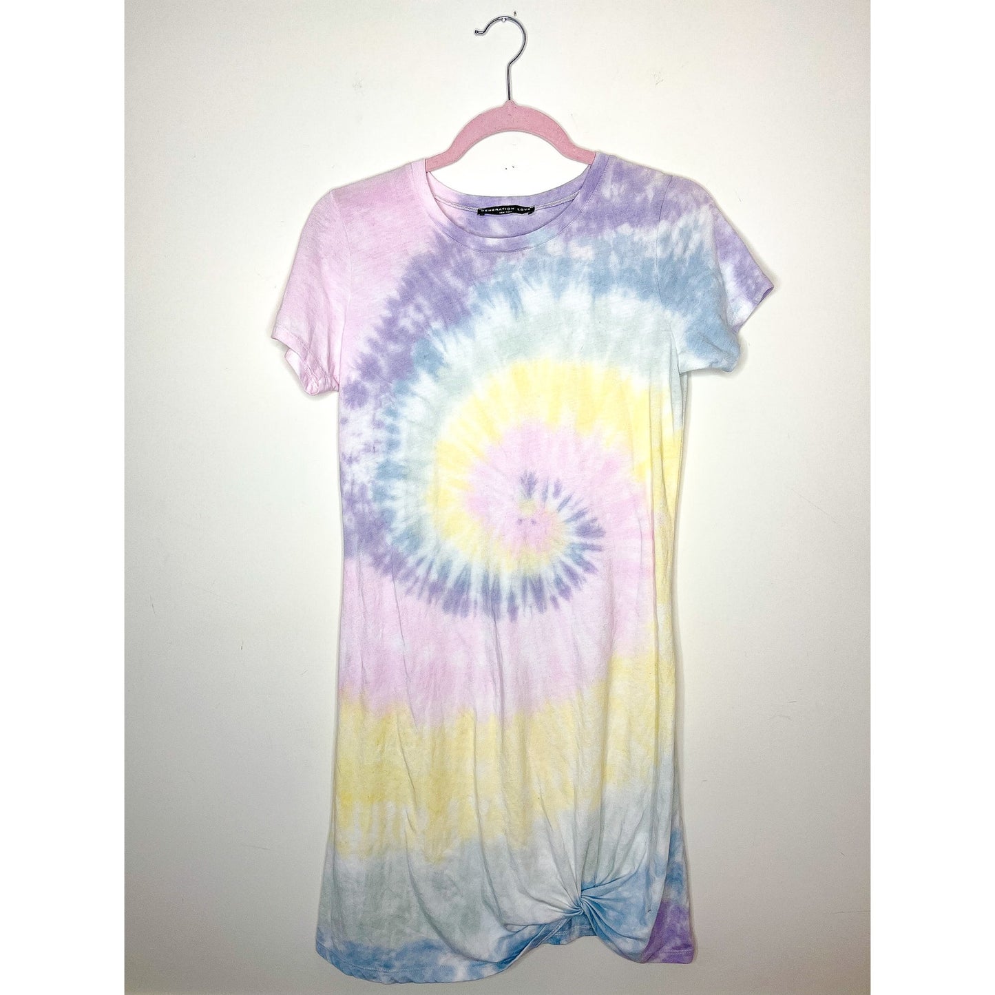 Generation Love Holly T-shirt Dress in Tie-Dye Print