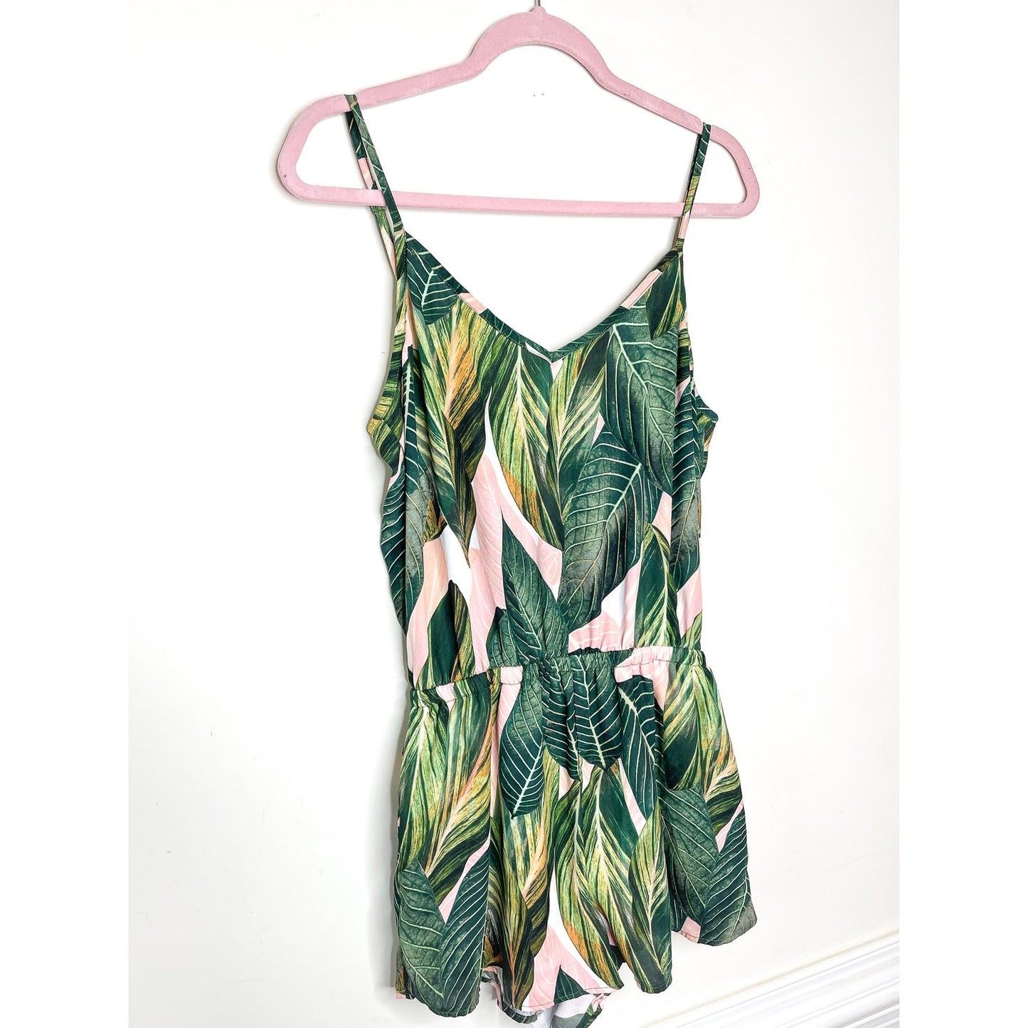 Show Me Your Mumu Rory Romper in Banana Leaf Print Size Large
