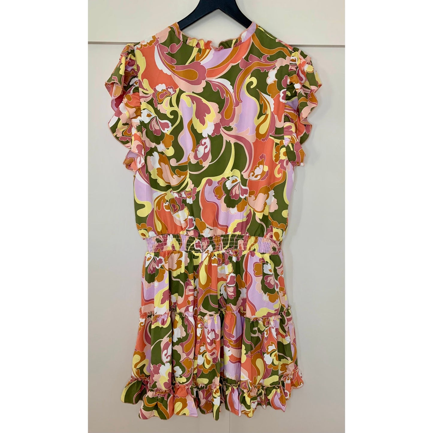 Show Me Your Mumu Wild Dreams Mini Dress in Retro Floral Size XXL Cap Sleeve
