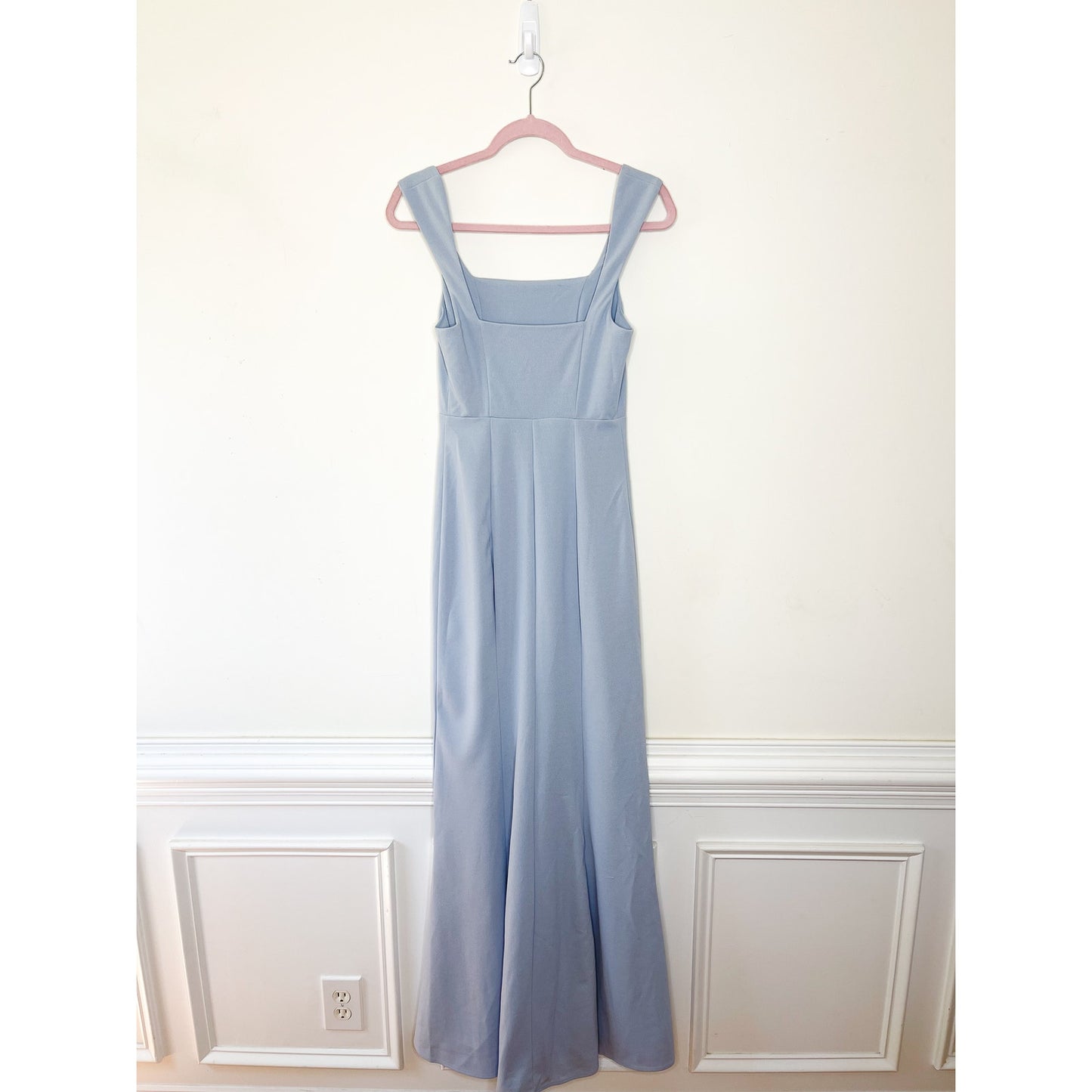 Show Me Your Mumu Paris Gown in Steel Blue Stretch Size Small