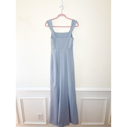 Show Me Your Mumu Paris Gown in Steel Blue Stretch Size Small