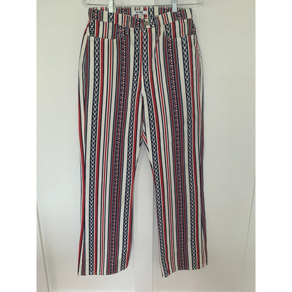 RE/DONE Ford Bootcut Jeans Size 27 Star Stripe Zip Fly High Rise Pockets Cotton