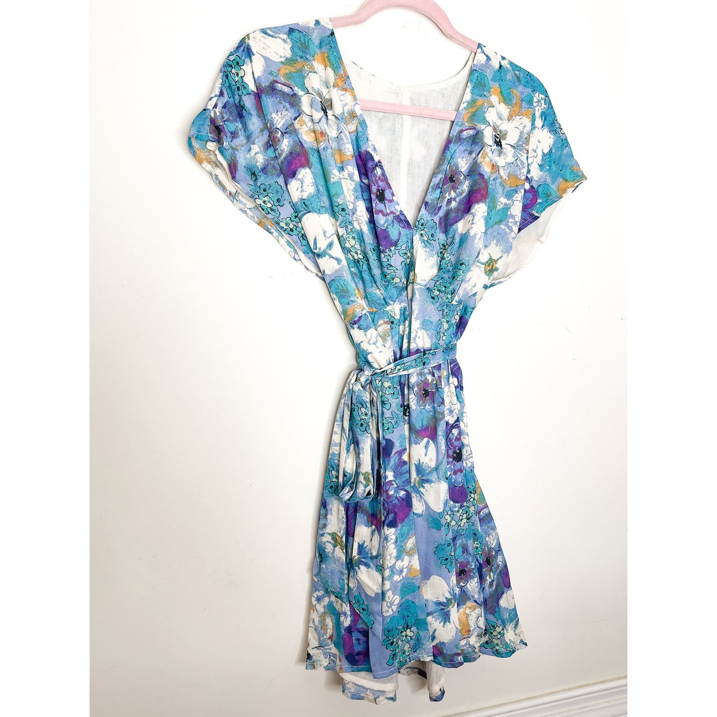 Free People Freddy Tie Mini Dress in Night Combo Size Small