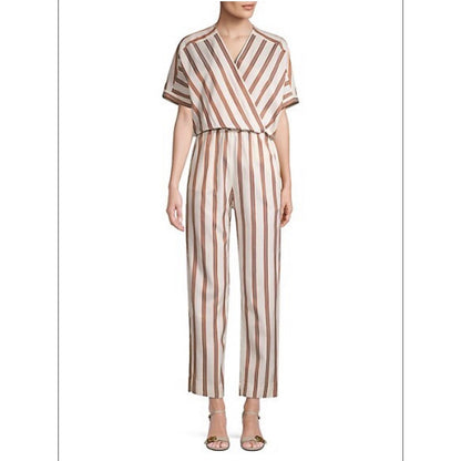 Maje Pieni Stripe Jumpsuit Size 40